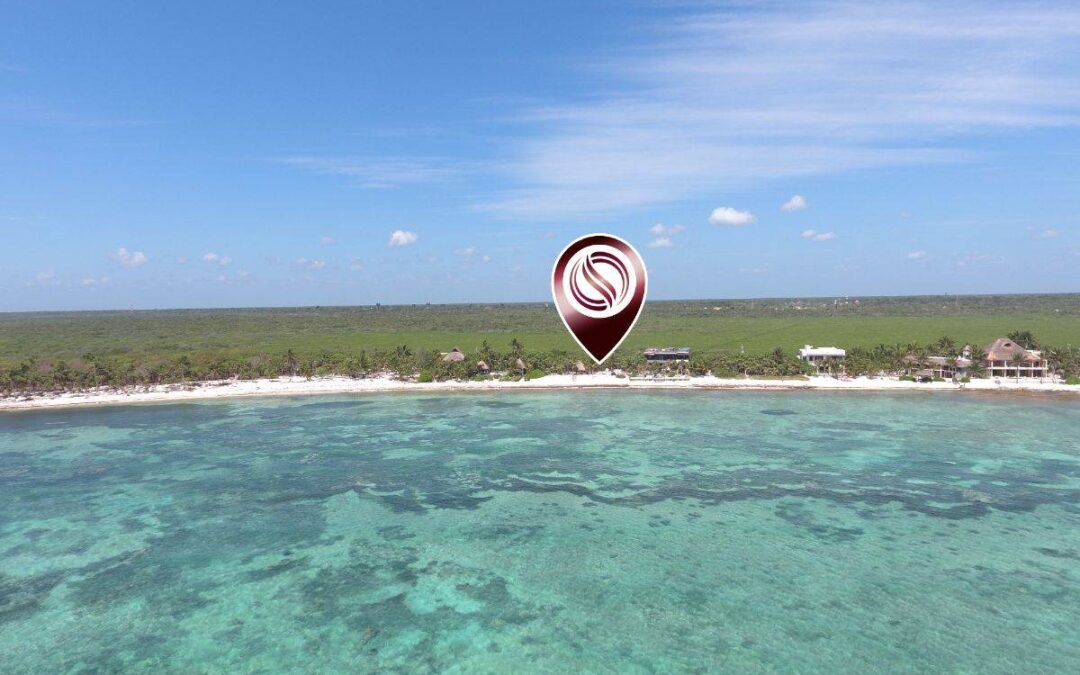 Oceanfront land, Reduced Price 19 meters of beachfront, in Soliman Bay, Tulum for sale